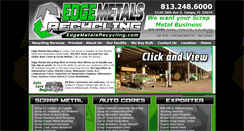Desktop Screenshot of edgemetalsrecycling.com